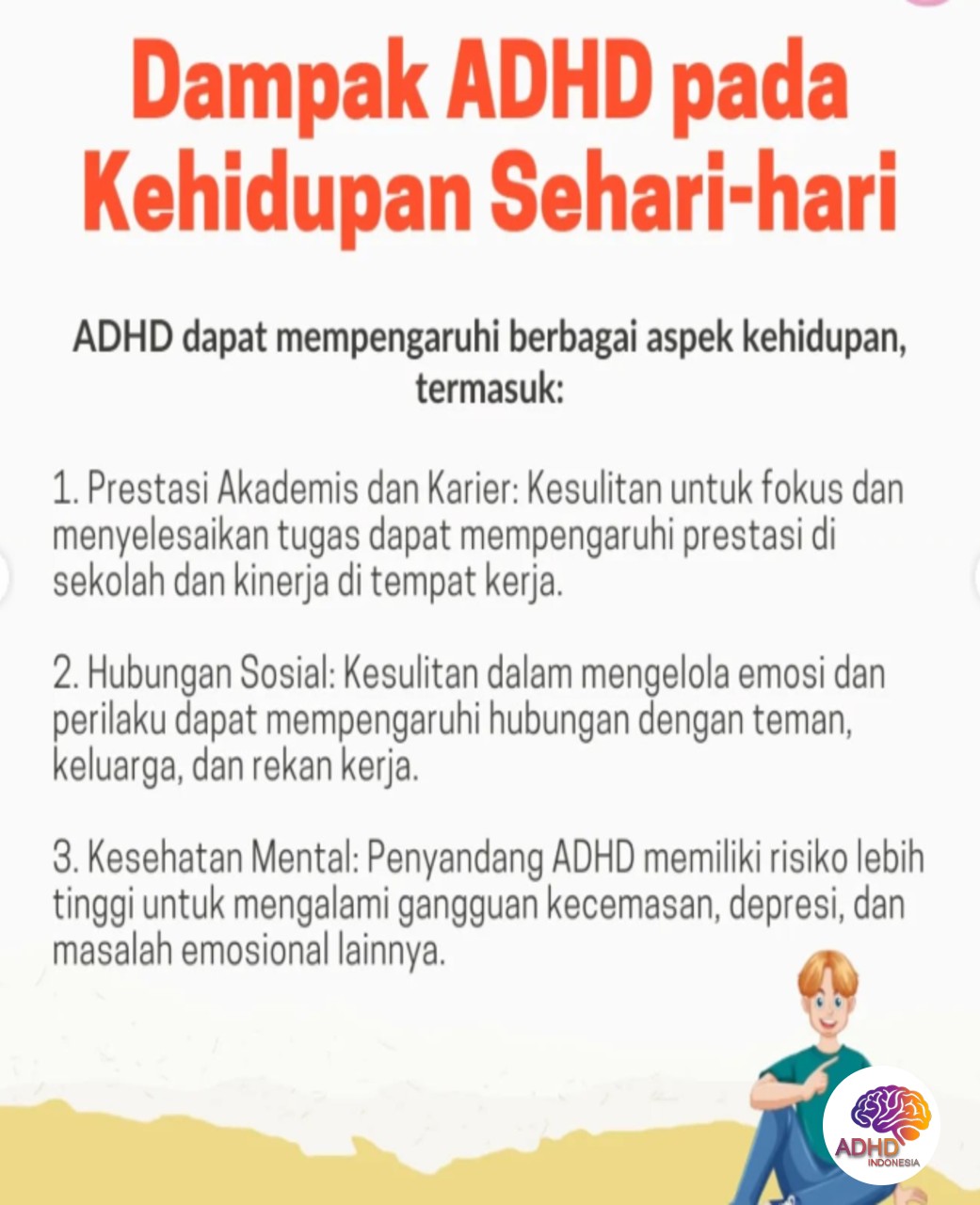 ADHD dan Hubungan Sosial Anak di Lingkungan Sekolah di Kota Cimahi