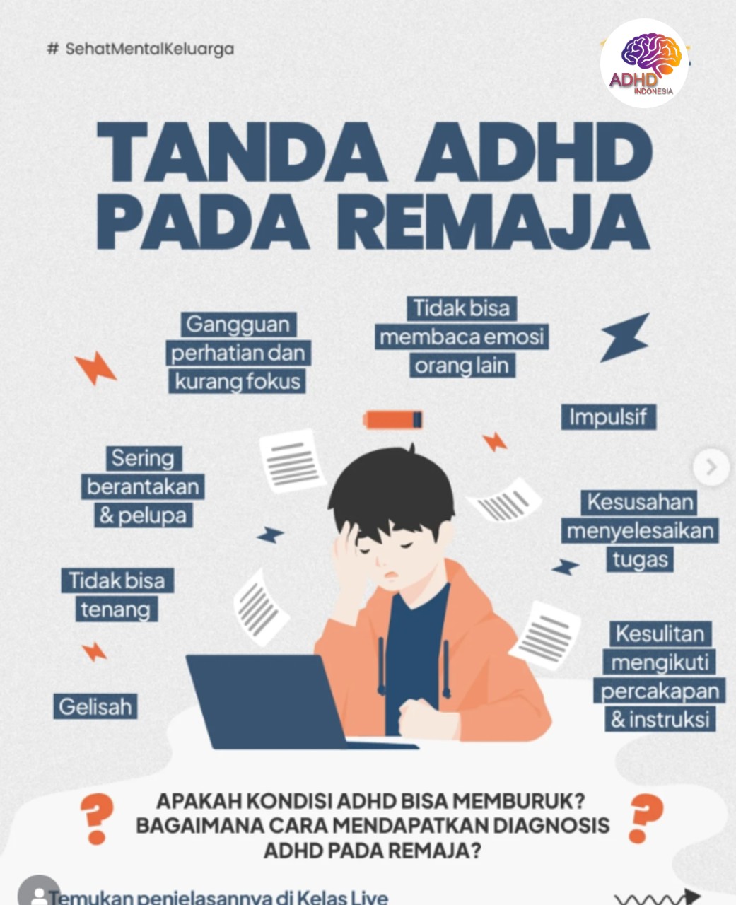 Screening ADHD Non-Diagnostik: Edukasi Awal bagi Orang Tua di Kota Cimahi